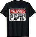 Funny Grandpa Shirt, Gift For Grandfather, Funny Papa Warning Sign T-Shirt Menswear Casual Cotton Top Hoodie, Sweatshirt