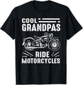 Funny Grandpa Shirt, Gift For Grandfather, Grand Father Biker T-Shirt Menswear Casual Cotton Top Hoodie, Sweatshirt