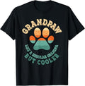 Funny Grandpa Shirt, Gift For Grandfather, Grand Paw Retro T-Shirt Menswear Casual Cotton Top Hoodie, Sweatshirt