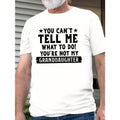 Funny Grandpa Slogan Printed Men's T-Shirt, Graphic T-Shirt Men's Summer Clothing, Men's Clothing Made in USA Hoodie,...