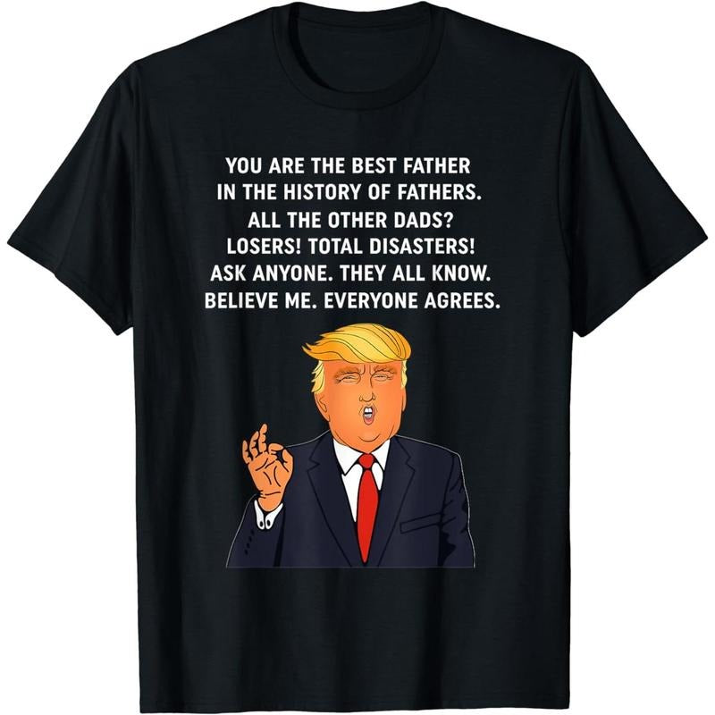Funny Great Dad Donald Trump Father's Day Gift Tee T-Shirt Made in USA Hoodie, Sweatshirt | GrindPrints.com