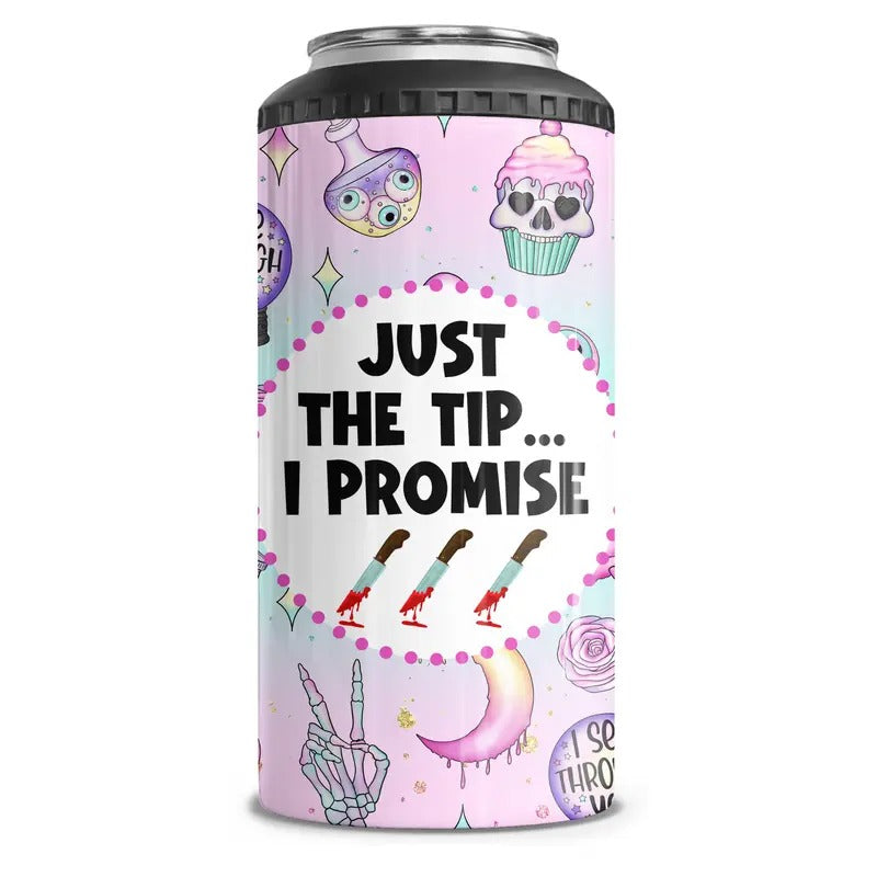 Funny Halloween 4-in-1 Can Cooler Tumbler Combo Drinkware T-Shirts, Hoodie, Sweatshirt | GrindPrints.com