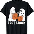 Funny Halloween Shirts For Men, Funny Boo Ghost Scary I Got A Rock Halloween T-Shirt Menswear