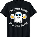 Funny Halloween Shirts For Men, Funny Halloween I'm Just Here for The Boos Costume gift T-Shirt Menswear