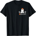 Funny Halloween Shirts For Men, Ghost Dead Lift Halloween, Funny Ghost Gym Graphic Pocket T-Shirt Menswear