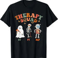 Funny Halloween Shirts For Men, Retro Therapy Squad SLP OT PT Team Halloween Funny Physical T-Shirt Menswear