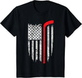 Funny Hockey Shirt, Hockey American Flag T-shirt Clothing Menswear Hoodie, Sweatshirt | GrindPrints.com