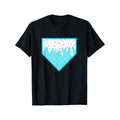 Funny Home Plate Drip - Ice Cream Softball & Baseball Men's T-shirt personality print pattern, casual round neck short...