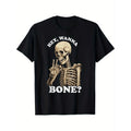 Funny Inappropriate Halloween Tshirt For Men Women Skeleton T-Shirt, 100% Cotton, Gift for Men Women Dad Mom Friends,...