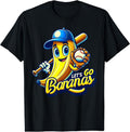 Funny Let'S Go Bananas Cute Banana Fruit Lover Game Day Cotton Short Sleeve T-Shirts, Hoodie, Sweatshirt