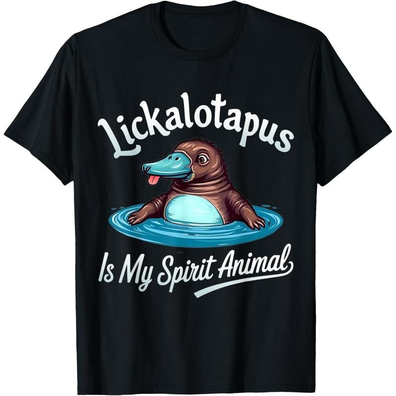 Funny Lickalotopus Is My Spirit Animal Shirt Funny Humor T-Shirt made in usa Hoodie, Sweatshirt | GrindPrints.com