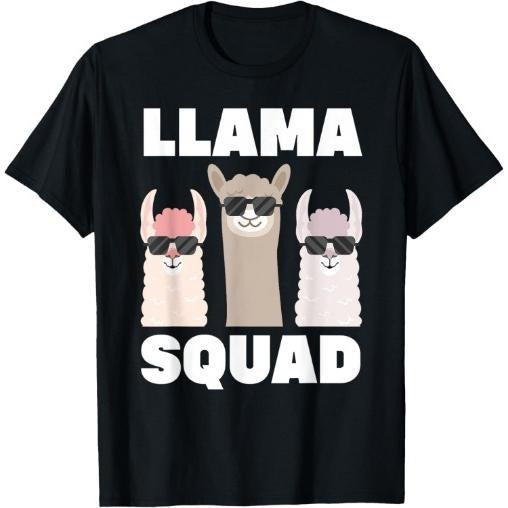 Funny Llama Design For Men Llama Alpaca Farm Animal T-Shirt Made in USA Hoodie, Sweatshirt | GrindPrints.com