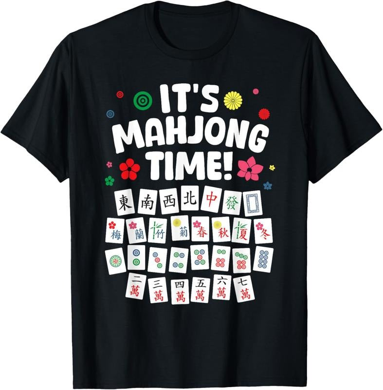 Funny Mahjong Design For Men Women Mah Jongg Mahjong Player T-Shirt Hoodie, Sweatshirt | GrindPrints.com