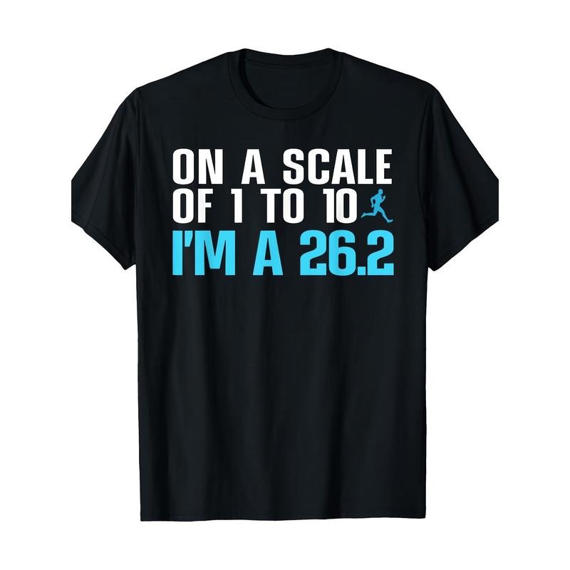 Funny Marathon Finisher 26.2 Graphic Tee for Men & Women