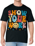 Funny Math Teacher Show Your Work Cute Test Day Teacher T-Shirt Menswear Casual Cotton Hoodie, Sweatshirt | GrindPrints.com