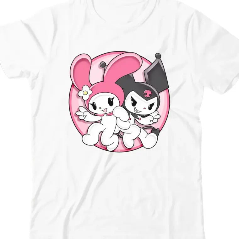 Funny Melody and Ku.ro.mi Anime TShirt Size S-3XL Hoodie, Sweatshirt | GrindPrints.com