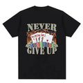 Funny Meme 2024  Never Give Up Meme Graphic T-shirt Men Clothes Fashion Hip Hop TShirt Hoodie, Sweatshirt | GrindPrints.com