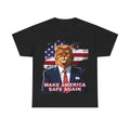 Funny Meme Cat "MAke America Safe Again" Graphic Shirt Hoodie, Sweatshirt | GrindPrints.com
