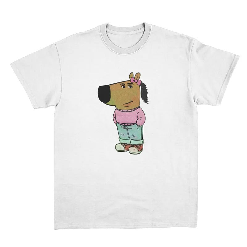 Funny Meme I'm Just A Chill Girl Unisex T-Shirt, Trendy Chill Girl Meme Shirt, Animal Lover Gift, Cute Animal Shirt,...