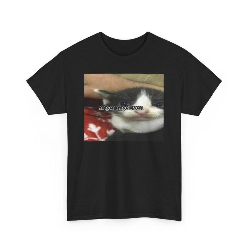 Funny Meme Shirt, Anger Cat Tee, Gift Unisex T-Shirt Hoodie, Sweatshirt | GrindPrints.com