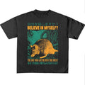 Funny Meme Shirt Believe Myself Rat Japanese Horror Shirt Retro Japanese Humorous Quote T-Shirts, Hoodie, Sweatshirt