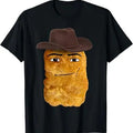 Funny Meme Shirt, Cowboy Chicken Nugget Tee, Gift Unisex T-Shirt Hoodie, Sweatshirt | GrindPrints.com