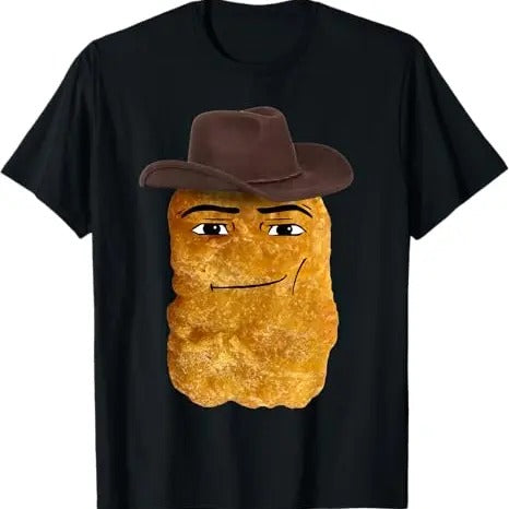 Funny Meme Shirt, Cowboy Chicken Nugget Tee, Gift Unisex T-Shirt Hoodie, Sweatshirt | GrindPrints.com
