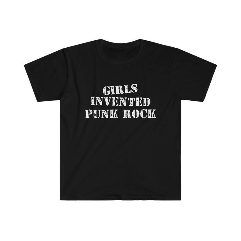 Funny Meme Shirt, GIRLS INVENTED PUNK Rock Tee, Gift Unisex T-Shirt Hoodie, Sweatshirt | GrindPrints.com