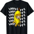 Funny Meme Shirt, Happy Banana Cat Tee, Gift Unisex T-Shirt Hoodie, Sweatshirt | GrindPrints.com