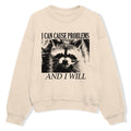 Funny Meme Shirt, I Can Cause Problems And I Will Shirt, Retro Unisex Ultra Shirt, Trash Panda Merch, Animal Graphic...