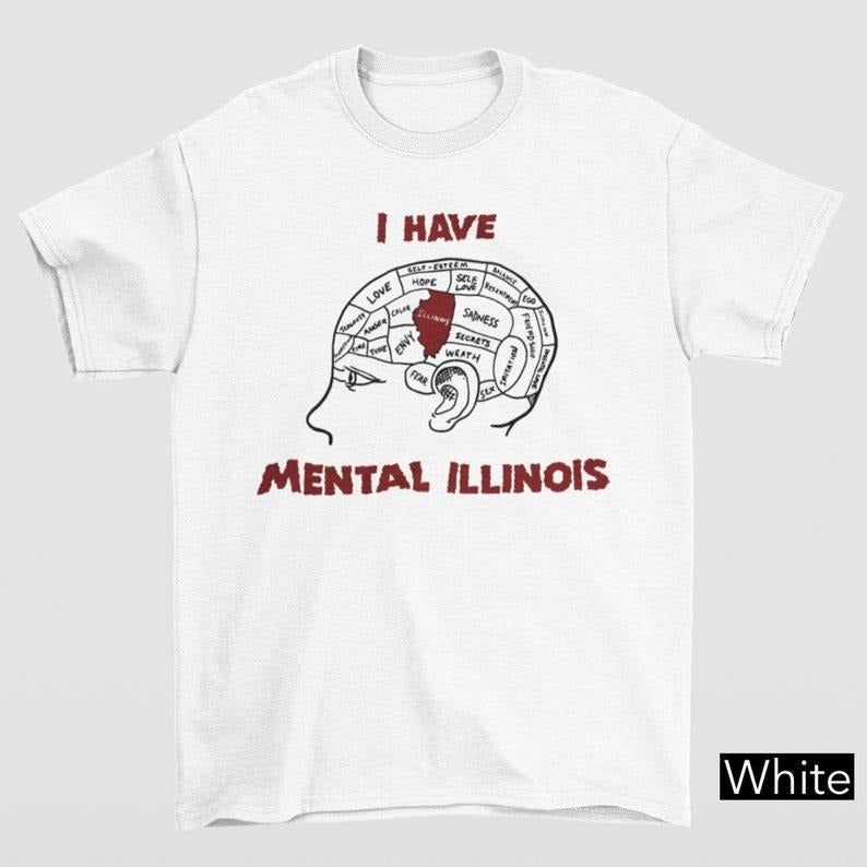 Funny Meme Shirt, I Have Mental Illinois Tee, Gift Unisex T-Shirt Hoodie, Sweatshirt | GrindPrints.com