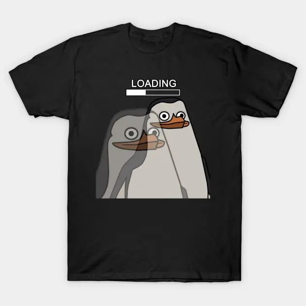 Funny Meme Shirt, Loading. Penguin. Tee, Gift Unisex T-Shirt Hoodie, Sweatshirt | GrindPrints.com