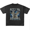 Funny Meme Shirt, Rizz Em With The Tism Raccoon Vintage Graphic Shirt, Retro 90s Raccoon Rizz Graphic Shirt, Silly Shirt...