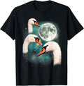Funny Meme Shirts For Men, 3 Swans Funny Bird Meme T-Shirt Menswear Top Hoodie, Sweatshirt | GrindPrints.com