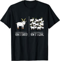 Funny Meme Shirts For Men, Farm Apparel Meme Pun Funny Goat T-Shirt Menswear Top Hoodie, Sweatshirt | GrindPrints.com