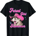 Funny Meme Shirts For Men, Feral Girl Summer Retro Possum Funny Meme T-Shirt Menswear Topstyle{n002}2 Hoodie, Sweatshirt