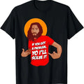 Funny Meme Shirts For Men, Funny Jesus Christian Meme Yo I'll Solve It Christmas T-Shirt Menswear Top Hoodie, Sweatshirt