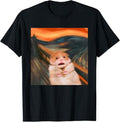 Funny Meme Shirts Funny Scared Hamster Meme Scream Menswear Top T-Shirts, Hoodie, Sweatshirt