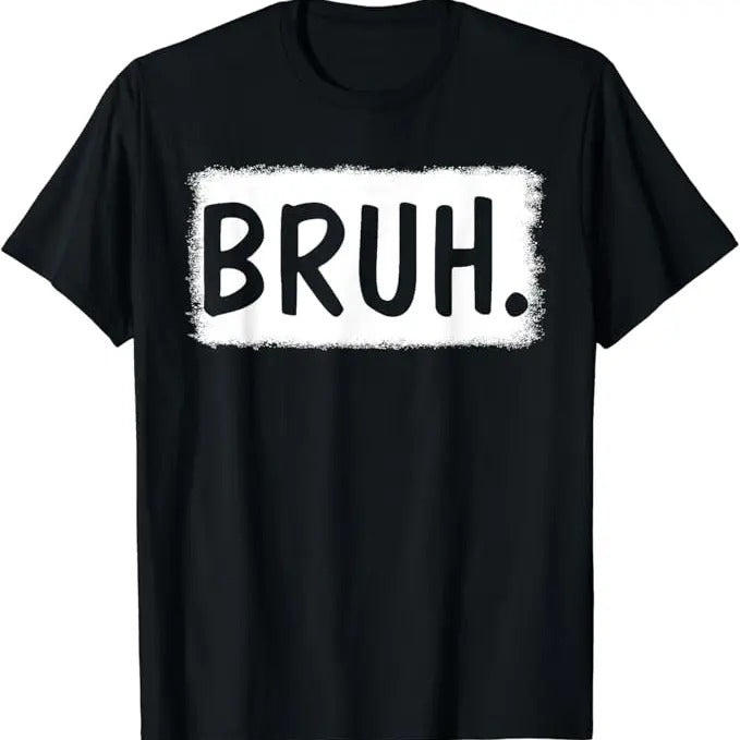 Funny Meme Shirts For Men, Retro Bruh Funny Saying Meme T-Shirt Menswear Top Hoodie, Sweatshirt | GrindPrints.com