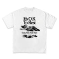 Funny Meme Vintage Graphic Shirt, It's O.K To Rest Every Now And Then Shirt, Cat Lovers, Funny Cat Tee, Cat Gifts Hoodie,...