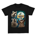 Funny Meme Three Raccoons Twisted Tea Vintage Retro Raccoon Moon Raccoon Lovers Funny Raccon Washed T-Shirts, Hoodie, Sweatshirt