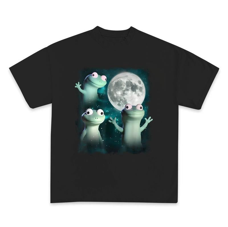 Funny Meme, Three lizard Vintage tshirts, Retro Moon tshirt, Lizard Lovers, Funny Lizard, Unisex Merch, Lizard Gift...