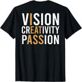 Funny Shirts Vision Creativity Passion Casual Cotton Menswear T-Shirts, Hoodie, Sweatshirt