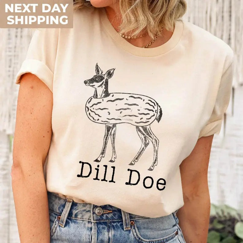 Funny Men's Comfort colors Shirts, Dill Pickle Shirt, Dill Doe Tee, Pickle Shirt, Men Shirt, Ironic Shirts, Joke Shirts,...