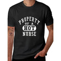 Funny Men's Graphic Tee - Short Sleeve T-Shirt Series - Black Humorous Nurse's Property Design