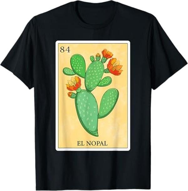 Funny Mexican Christmas Shirt, Christmas Gift, Funny Spanish-Mexican Bingo Gifts - El Nopal T-Shirt