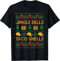 Funny Mexican Christmas Shirt, Christmas Gift, Jingle Bell Taco Shells Funny Mexican Christmas Apparel T-Shirt