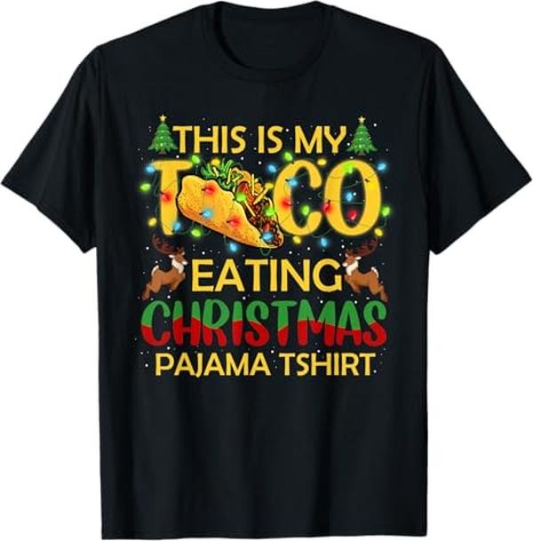 Funny Mexican Shirt This Is My Pajama Funny Tacos Lover Menswear Top T-Shirts, Hoodie, Sweatshirt