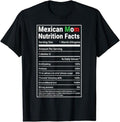 Funny Mexican Shirts, Funny Mexican Mom Nutrition Facts Regalo para Mama T-Shirt Menswear Top Casual Classic Hoodie,...