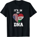 Funny Mexican Shirts, It's In My DNA Mexican American Finger Print Funny DNA tee T-Shirt Menswear Top Casual Classic...